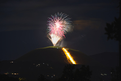 ~大室山山頂花火大会開催~