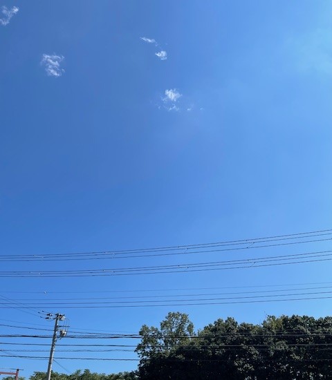 昨日の夕焼け