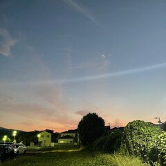 昨日の夕焼け