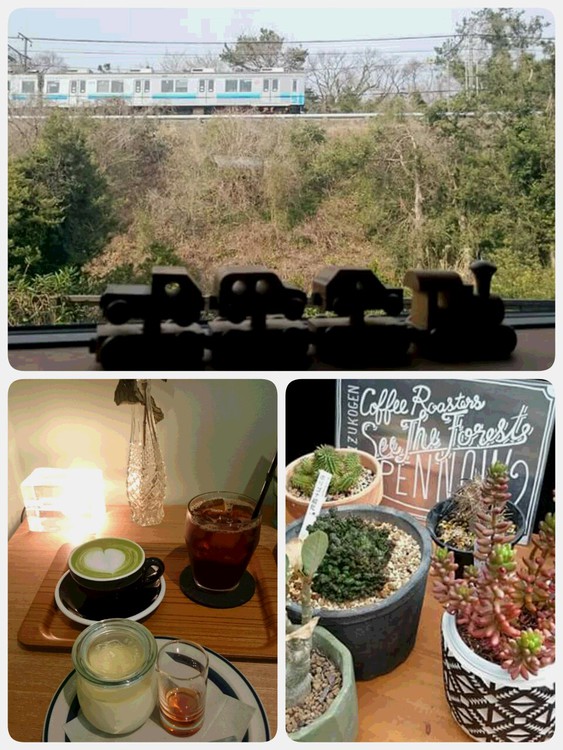 ♫電車が見えるカフェ♫