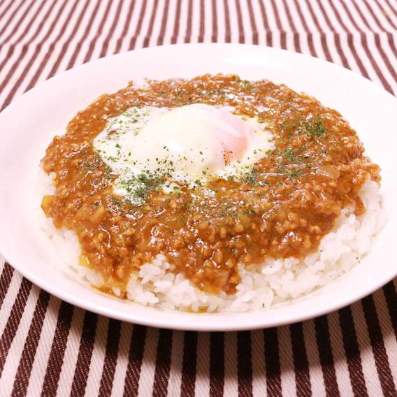 ~レンジで簡単キーマカレー~