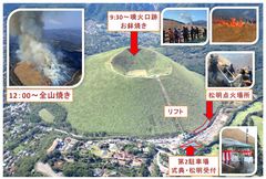△大室山 山焼き2月17日に延期