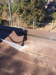 屋根塗装工事　施工前